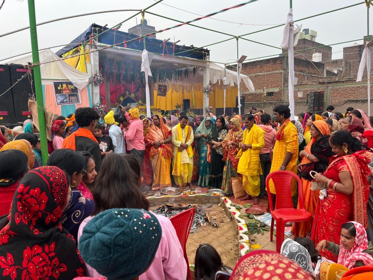 भक्ति, ज्ञान और सामूहिक चेतना का संगम बना भागवत कथा का सातवां दिन