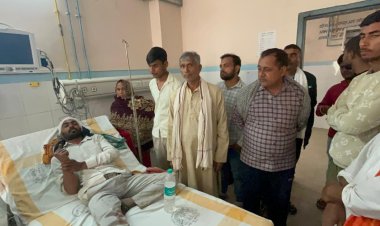 ट्रक चालक ने ग्रामीणों के साथ मिल की शिक्षक व भतीजे की पिटाई