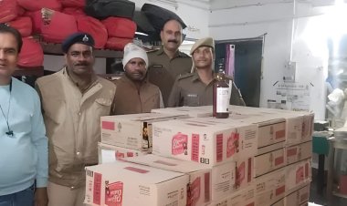 भट्ठा पुल बना ‘शराब कॉरिडोर’: 301.89 लीटर विदेशी शराब जब्त, तस्कर अंधेरे में फरार