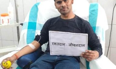 रक्त की एक बूंद, जीवन की डोर: ‘जलपुत्र’ अजय राय फिर बने किसी के लिए फरिश्ता