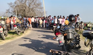 लंच के लिए घर लौट रहे मजदूर की सड़क हादसे में मौत, परिजनों में मचा कोहराम