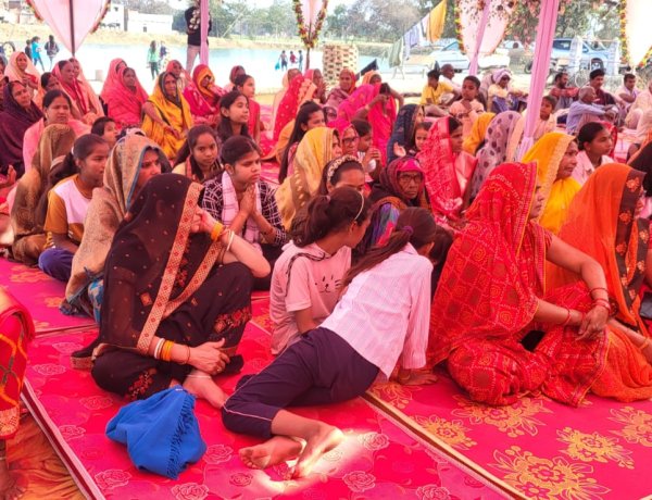 शिव धनुष भंग की गूंज से गुंजायमान हुआ पश्चिम पोखरा परिसर