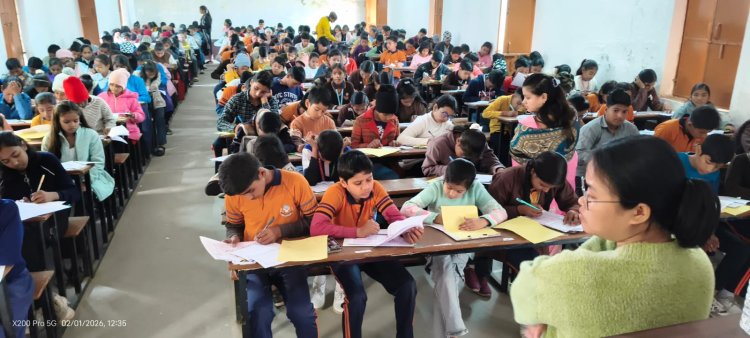 ग्रामीण-शहरी मेधा को मंच देने की पहल, प्रतिभा खोज परीक्षा में 1325 विद्यार्थियों की भागीदारी