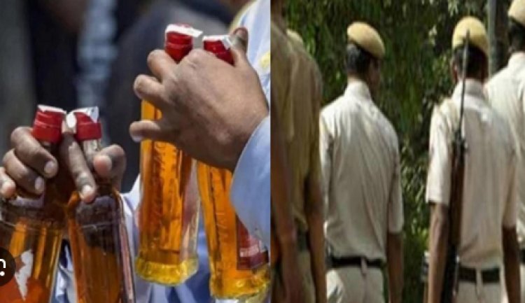 होली से पहले तस्करों पर पुलिस का वार: अंधेरे में छोड़ी पिकअप, 406 लीटर शराब जब्त