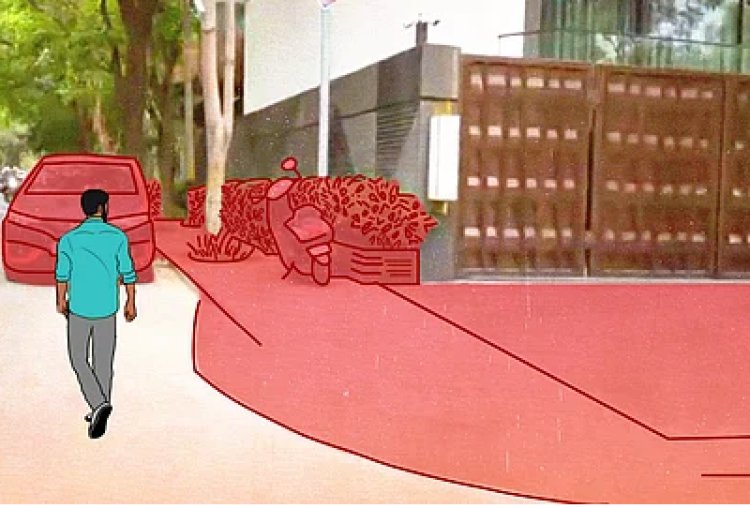 वार्ड 13 में अतिक्रमण से आम रास्ता बाधित, अंचलाधिकारी से की गई शिकायत