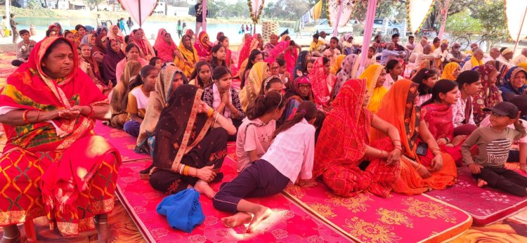 शिव धनुष भंग की गूंज से गुंजायमान हुआ पश्चिम पोखरा परिसर