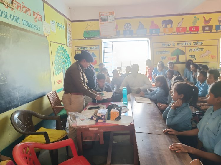 पुलिस–समाज संवाद की मिसाल: मुंगांव स्कूल में प्रतियोगिताओं से बढ़ा बच्चों का आत्मविश्वास