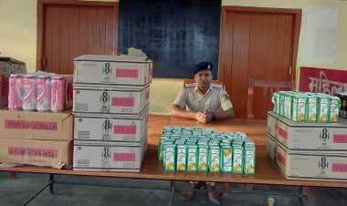 रामनवमी से पहले पुलिस का सख्त एक्शन, 136 लीटर शराब जब्त