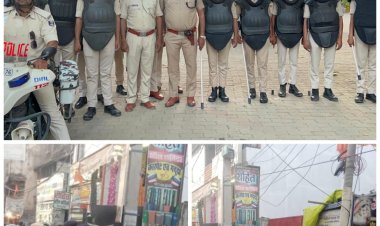 रामनवमी से पहले सख्त सुरक्षा कवच: डुमरांव में पुलिस का भरोसा बढ़ाने वाला फ्लैग मार्च