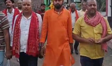 केसठ में गूंज उठा जय श्री राम के नारे