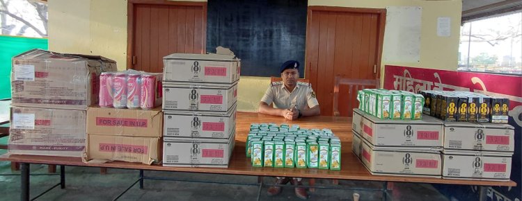 रामनवमी से पहले पुलिस का सख्त एक्शन, 136 लीटर शराब जब्त