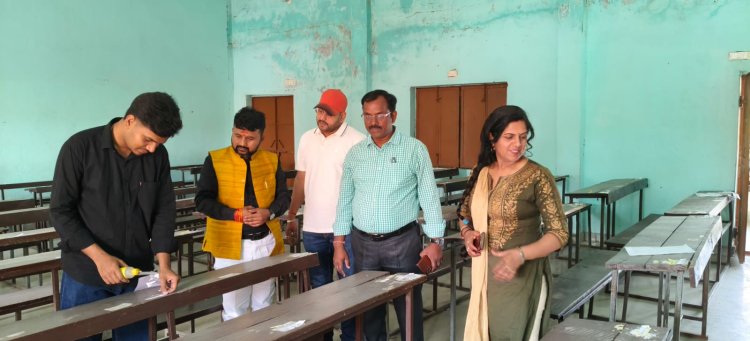 एमवी कॉलेज में कदाचार मुक्त बीएड परीक्षा के लिए सख्त तैयारी