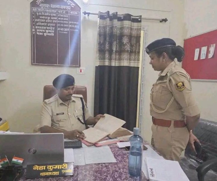 मुरार थाने का सर्किल इंस्पेक्टर ने किया निरीक्षण, लंबित मामलों के त्वरित निष्पादन पर दिया जोर