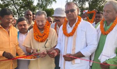 पुराना भोजपुर में फुटबॉल का उत्सव शुरू, रोमांचक मुकाबले में महेन ने दर्ज की जीत