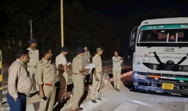 फोरलेन पर ‘सख्ती का पहरा’: बालू माफिया पर कसा शिकंजा, ट्रेलरों की रातभर चली चेकिंग