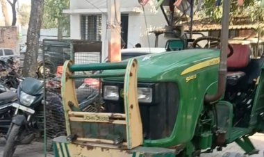 चौसा में बालू माफियाओं पर कार्रवाई तेज: खनन टीम की छापेमारी में ट्रैक्टर जब्त, 1.05 लाख जुर्माना