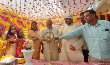 केसठ के कस्तूरबा विद्यालय में धूमधाम से मनी कस्तूरबा गांधी की 158वीं जयंती