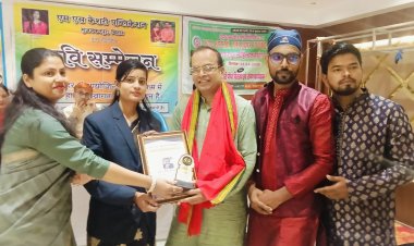 मुजफ्फरपुर साहित्य महोत्सव में बक्सर के लाल डॉ. मनीष कुमार ‘शशि’ सम्मानित