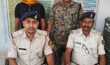 पुलिस का शिकंजा: हथियार के साथ पकड़ा गया कोढ़ा गैंग का बदमाश