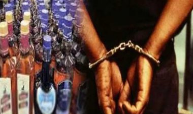 शराब के साथ तस्कर गिरफ्तार