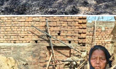 डंठल जलाने की लापरवाही बनी आफत, कई गांवों में आग का कहर