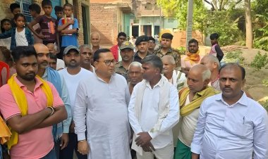 चौगाई पहुंचे जगदीशपुर विधायक श्री भगवान सिंह कुशवाहा, गिनाई सरकार की उपलब्धियां