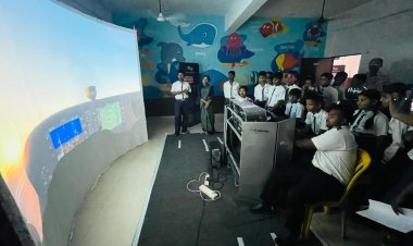 कक्षा से कॉकपिट तक: डुमरांव के जयपुरिया स्कूल में बच्चों ने महसूस की ‘उड़ान’ की असली दुनिया