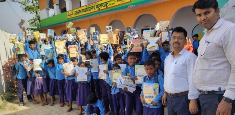 ग्रामीण शिक्षा को नई उड़ान: रघुनाथपुर स्कूल में प्रवेश उत्सव से बढ़ा उत्साह