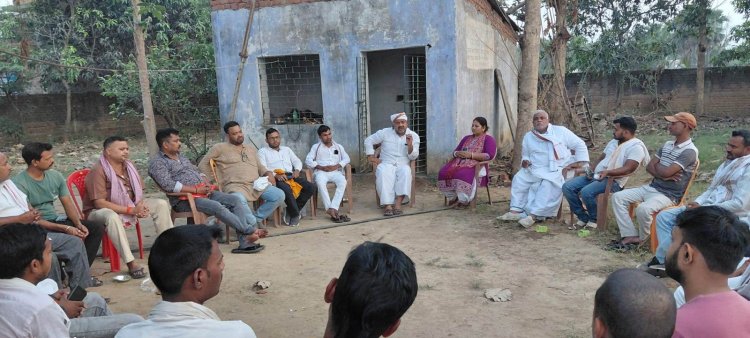 स्थानीय निकाय एमएलसी उपचुनाव को लेकर जनप्रतिनिधियों की बैठक, सोनू कुमार राय को किया समर्थन