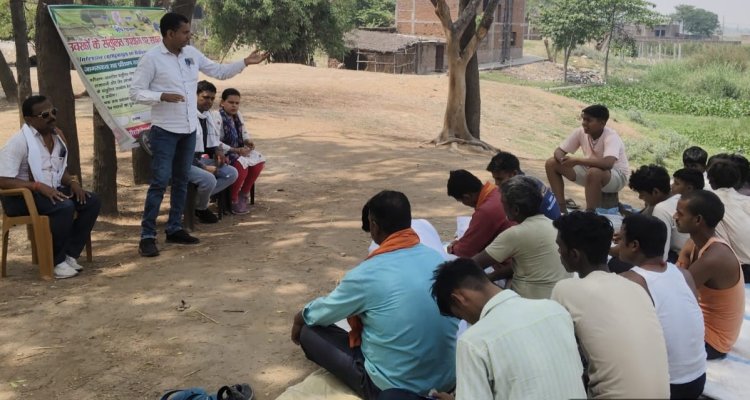 चौसा में किसानों को दी गई टिकाऊ खेती की सीख, पराली न जलाने की अपील