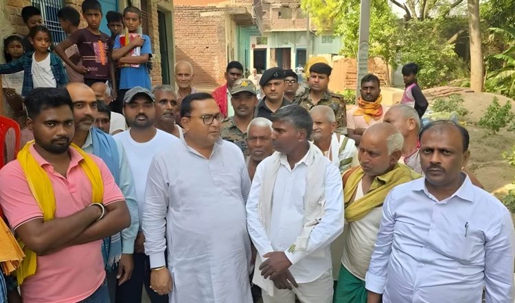 चौगाई पहुंचे जगदीशपुर विधायक श्री भगवान सिंह कुशवाहा, गिनाई सरकार की उपलब्धियां