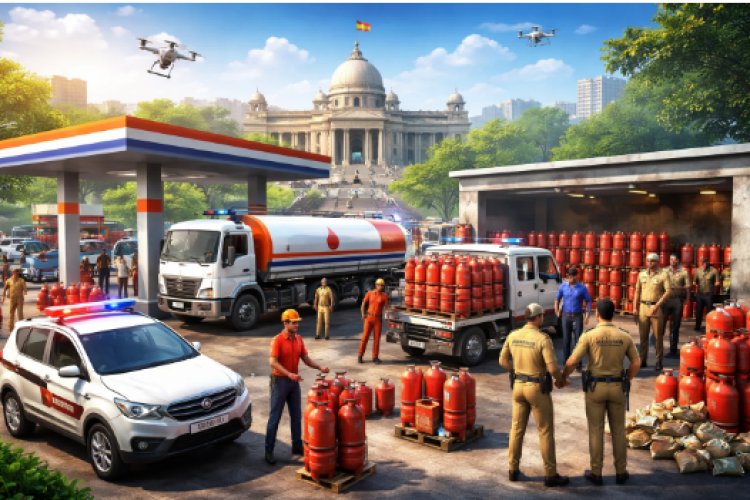 बक्सर में गैस आपूर्ति पर प्रशासन की कड़ी नजर, कालाबाजारी पर शिकंजा तेज