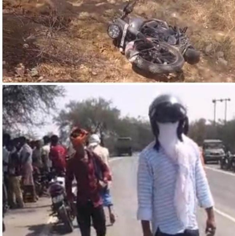 शादी के दो दिन बाद मातम: तेज रफ्तार बाइक ने ली वृद्ध की जान, नवविवाहित दंपती समेत तीन गंभीर