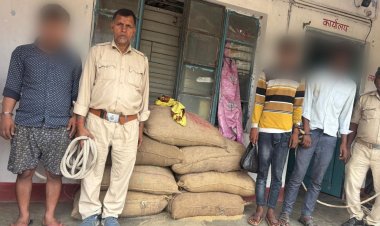 कोरानसराय पुलिस ने 24 घंटे में किया गेहूं चोरी का उद्भेदन, चोरों से लेकर खरीदार तक सलाखों के पीछे