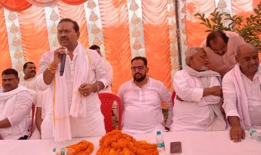 राजपुर में महागठबंधन प्रत्याशी सोनू राय का शक्ति प्रदर्शन, पंचायत प्रतिनिधियों से मांगा समर्थन