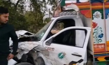 बेटी के तिलक से लौटे पिता-मामा समेत पांच लोगों को ट्रक ने रौदा मौत