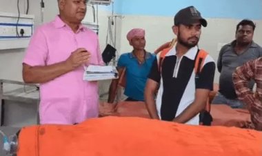 दो बाइकों की आमने-सामने टक्कर में ठेकेदार की मौत, एक की हालत गंभीर
