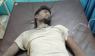 पोल गाड़ने के दौरान 11केवीए तार के चपेट में आ झुलसा मजदूर, रेफर