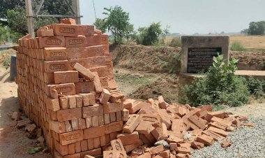 घटिया निर्माण से किसानों की सिंचाई पर संकट