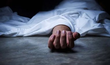 तीन मासूम बच्चों को छोड़ गया भरत, गांव में पसरा सन्नाटा
