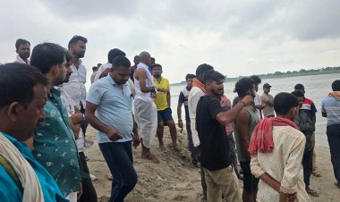 बक्सर के छोटकी सारिमपुर घाट पर दशकर्म में शामिल होने आया परिवार उजड़ा, एक किशोर की मौत, दूसरा लापता