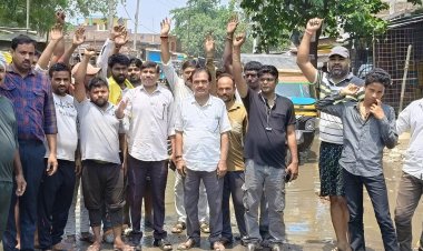 कोरान सराय में छह महीने से जलमग्न है दो प्रमुख सड़कें, फूटा लोगों का गुस्सा