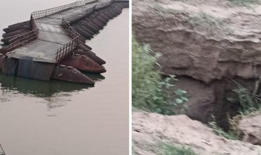 नैनीजोर में अचानक आए आंधी-तूफान और ओलावृष्टि ने सब्जी फसलों को किया तबाह, बिहार घाट का पीपापुल क्षतिग्रस्त होने से आवागमन बाधित