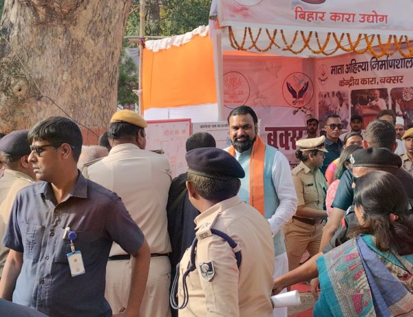 मुख्यमंत्री के बक्सर दौरे में चाक-चौबंद रही सुरक्षा व्यवस्था