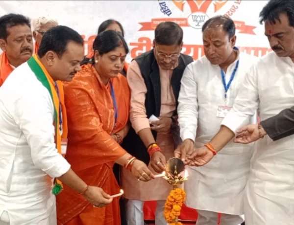 भाजपा के प्रशिक्षण महाअभियान में कार्यकर्ताओं को संगठन और विचारधारा का दिया गया पाठ
