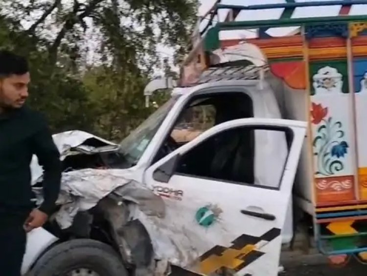 बेटी के तिलक से लौटे पिता-मामा समेत पांच लोगों को ट्रक ने रौदा मौत