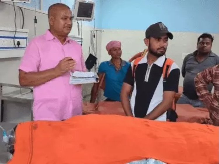दो बाइकों की आमने-सामने टक्कर में ठेकेदार की मौत, एक की हालत गंभीर