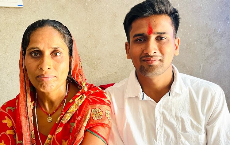 मां के हौसले ने बदली किस्मत, किसान का बेटा बना जीएसटी इंस्पेक्टर