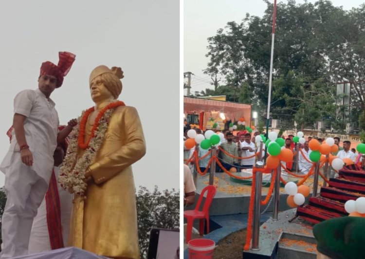 चार साल तक ढकी रही प्रतिमा का हुआ अनावरण, डुमरांव में महाराज कमल बहादुर सिंह को मिला सार्वजनिक सम्मान