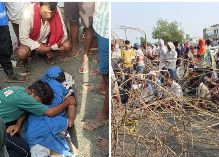 सब्जी लेकर लौट रहे तीन दोस्तों को रौंद गया बेलगाम ट्रक, दो घरों के बुझ गए चिराग, तीसरे की हालत नाजुक